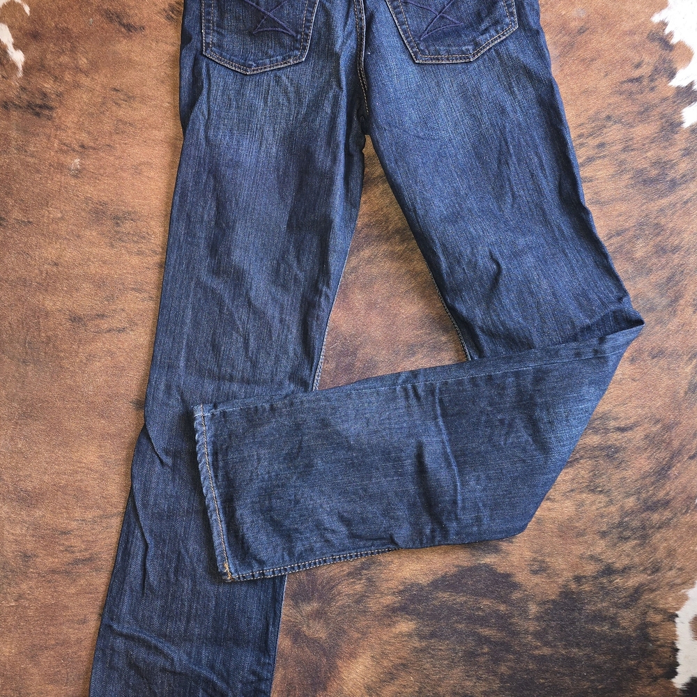 Cinch Women's High Rise Jeans - Dark Blue - Picture 3 of 3